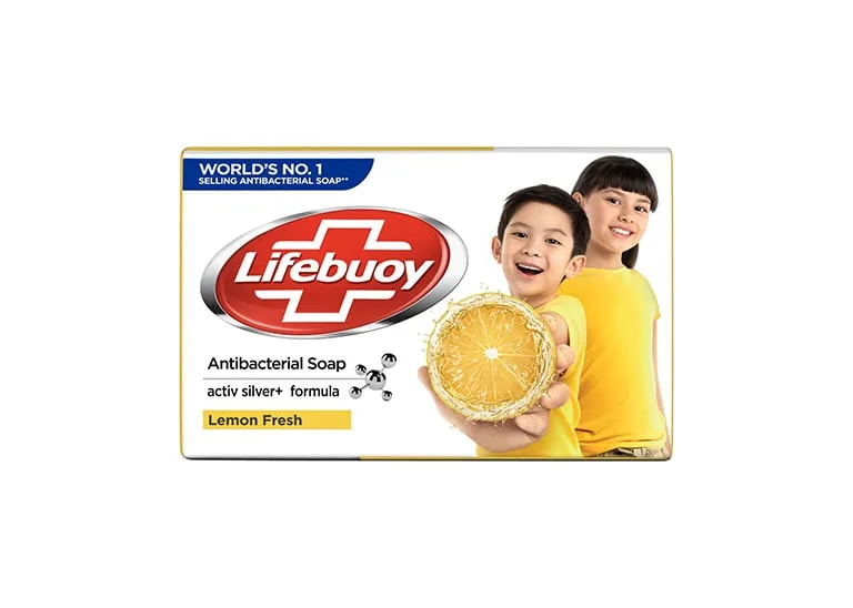 Lifebuoy Lemon Fresh Anti-bacterial Soap Bar 80g